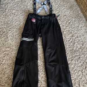 Canada weather gear snow overall bib pants women medium